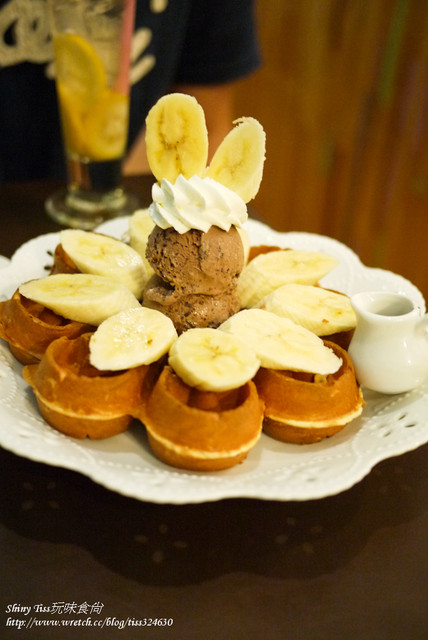 [ 週末小約會]美味下午茶中和環球MINI HANA CAFE-香蕉巧克力鬆餅