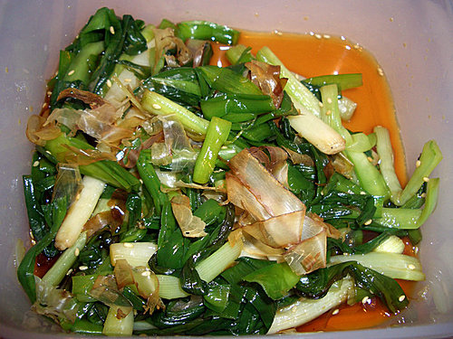 韮菜沙拉+鳳梨炒飯
