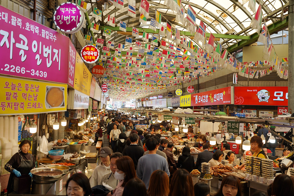 【首爾必遊景點推薦】廣藏市場棉被、美食、買伴手禮的好地方