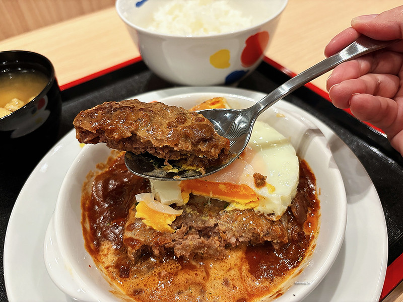 【松屋信陽店】台北車站美食新開幕，超人氣漢堡排新菜單必吃
